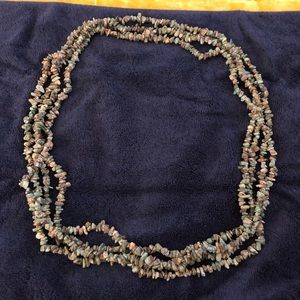 Set of 3 36” Turquoise Strand Necklaces